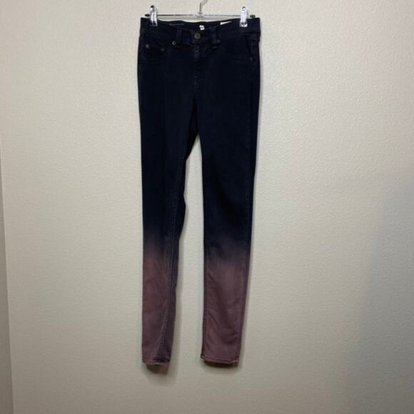 Rag & Bone Rusted Ombre Skinny Legging Jeans 25 - Picture 2 of 8